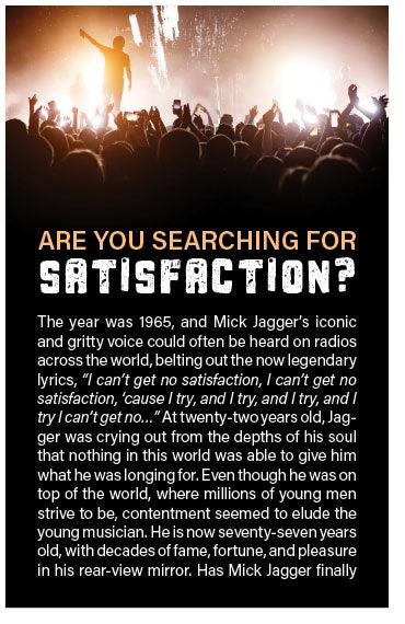 Are You Searching For Satisfaction?
