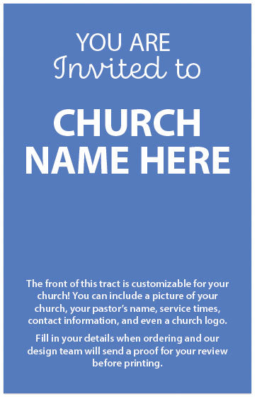 You Are Invited To (Customizable Church Invitation, NKJV)