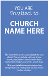 You Are Invited To (Customizable Church Invitation, NKJV)
