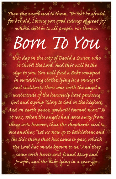 Born To You (NKJV)