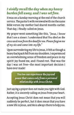The Day I Was Set Free – Moments With The Book