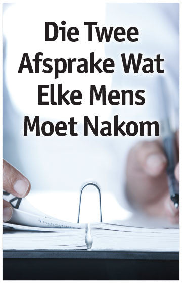 Two Appointments Every Man Has To Keep (Afrikaans) (Preview page 1)