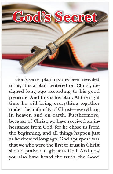 God's Secret (NLT) (Preview page 1)
