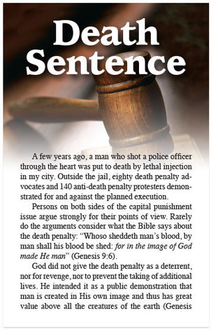 Death Sentence (KJV) (Preview page 1)
