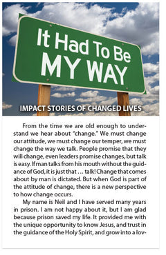 It Had To Be My Way (NIV) (Preview page 1)