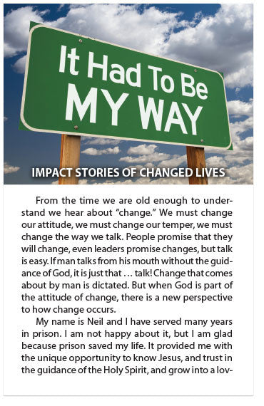It Had To Be My Way (NIV) (Preview page 1)