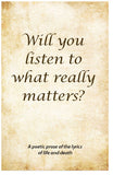 Will You Listen to What Really Matters? (Preview page 1)