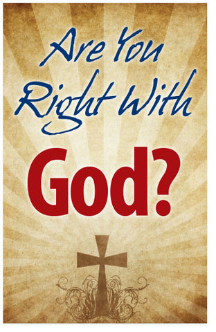 Are You Right With God? (KJV) (Preview page 1)