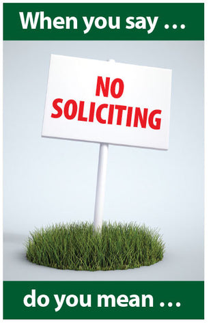 No Soliciting (KJV) (Preview page 1)