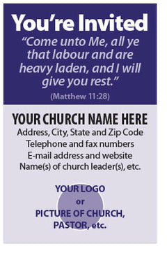 You're Invited (Mini Card, KJV) (Preview page 1)