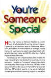 You're Someone Special (NIV)