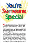 You're Someone Special (NKJV) (Preview page 1)