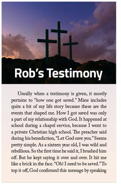 Rob's Testimony (Preview page 1)