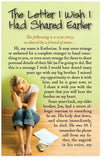 The Letter I Wish I Had Shared Earlier (NASB) (Preview page 1)