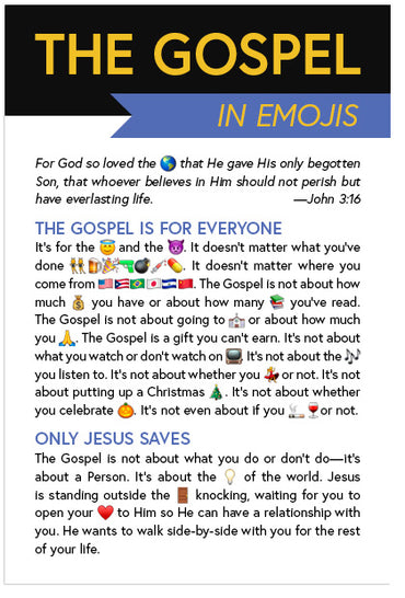 The Gospel in Emojis (Preview page 1)