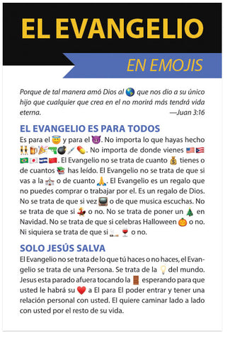 The Gospel in Emojis (Spanish)