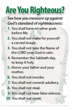 Are You Righteous? (NKJV) (Preview page 1)