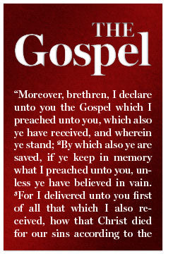 The Gospel (Mini Tract, English)