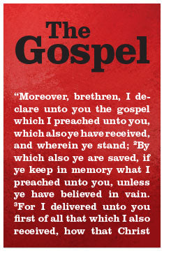 The Gospel (1 Cor 15:1-4)