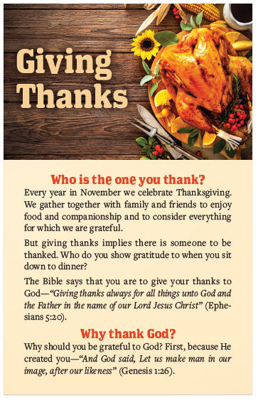 Giving Thanks