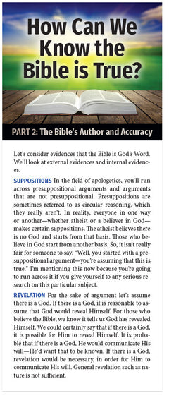 How Can We Know The Bible Is True? (Part 2 of 5)