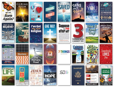 Gospel Tract Value Bundle (20 each of 32 titles)