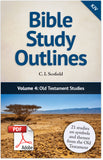 Bible Study Outlines (Printable eBook)