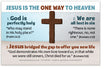 Jesus Is The One Way (Mini Tract, Personalized, NKJV)