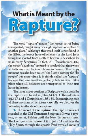 What is Meant by the Rapture? (Preview page 1)